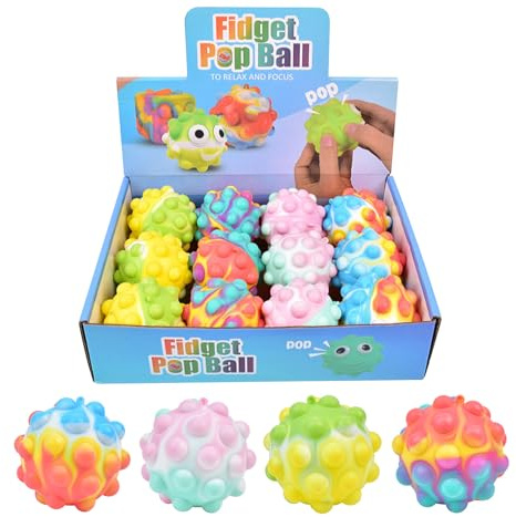 JurciCat 12 Stück Squishy Stressballs Fidget Toys für Stressbälle Antistressbälle für Kinder Erwachsene Kindergeburtstag Gastgeschenke Kleine Geschenke für Kinder