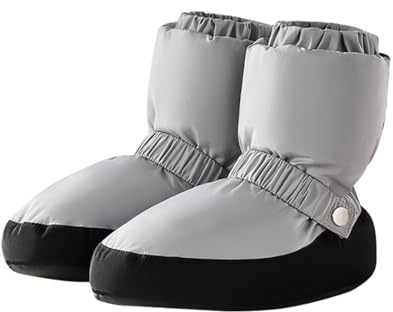 Stivalette Scaldapiedi Danza Donna Comodi Allenamento Scarpe Scalda Piedi Balletto Invernali Stivaletti da Ballo Caldi