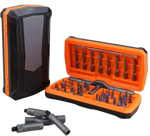 Ratchet Screwdriver Set,43 in 1 Magnetic Screw Drive | 43 in 1 Precision Multi-bit Screwdriver Tools Repair Kit for Automobile Bike Electrician Computers Bicycle PC