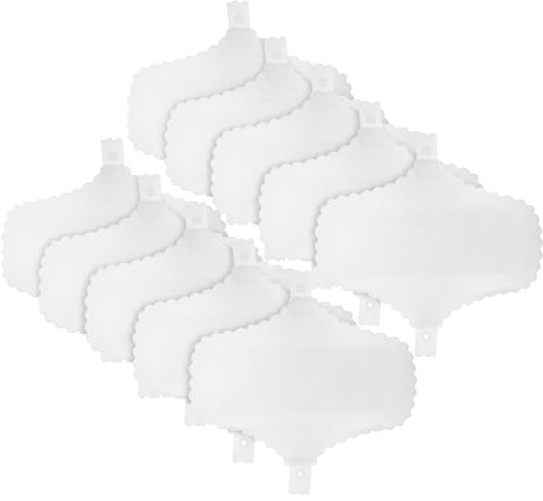 WEKADRIN Assorbenti Riutilizzabili in Cotone Bordo in Pizzo Set da 10 Pezzi Impermeabili Ultra Sottile, Lavabili e Comodi per Ciclo Mestruale Femminile