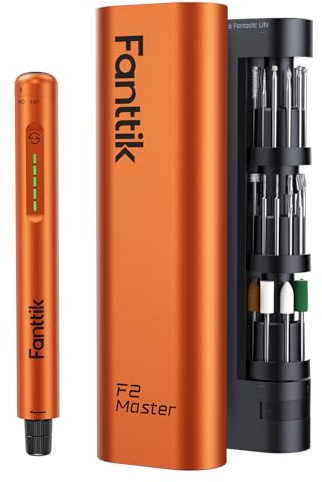 Fanttik F2 Master Mini Akku-Multifunktionswerkzeug, NeoPulse Motor | Rotationswerkzeug, 5 Geschwindigkeiten, Revostor-Hub, 35 Zubehör, Elektrowerkzeug zum Polieren, 3D-Druck, Bohren, Gravieren