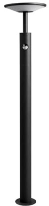 Lucande LED Lámpara para exterior Fenia (Moderno) en Negro hecho de Aluminio iluminación senderos, baliza farola
