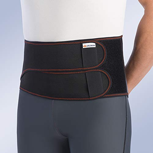 Faja sacrolumbar semirrígida con doble cierre Orliman FL100