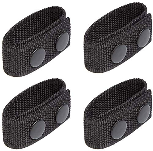 Kyrio Nylon Duty Belt Keeper mit doppelten Druckknöpfen für 2 und 2,25 Sicherheitsgürtel für Taktische Polizei-Militärausrüstungszubehör