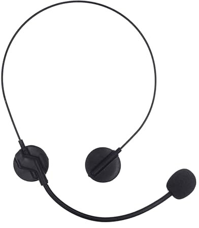 KRYMSON 1 x micrófono de juguete de micrófono falso para auriculares de fiesta de baile fiesta juego de rol