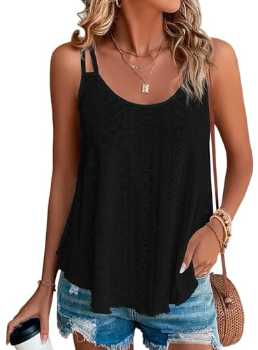 Tomatofrydan Canotta Estiva da Donna,Camicette da Donna,Base Tank Top Casual Senza Maniche Camicette Canotta Maglietta Tops