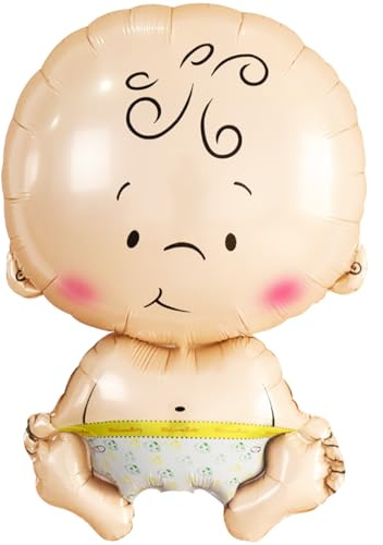 Party Austria Folienballon Babyballon Geburt Ballon Baby Boy bunter Luftballon It´s a Boy Junge blau (Baby Boy 70cm)