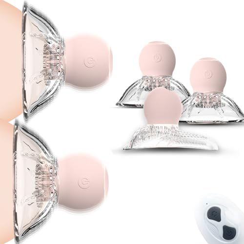 BDSMYEE Suceurs Mamelons Vibromasseur avec Ventouse clitoridienne Vibromasseurs, Jouet sexuel transparent et visible Clitoris Sucker, Tétons Stimulation sexuels pour Femmes Couples