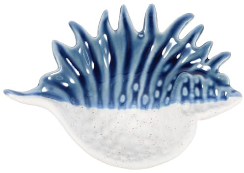 TEMPNAP Vassoio Decorativo Ceramica Tema Marino Portagioie Multifunzionale Per Gioielli e Accessori Design Moderno Per Decorare Tavoli e Comodini Idea Per Occasioni Speciali