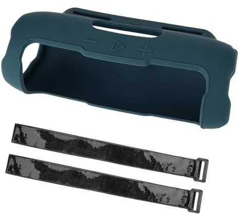 Custodia protettiva in silicone per altoparlante JBL Flip 7, supporto per bici compatibile con supporto fisso a cinghia, copertura antiurto per accessori per altoparlanti Bluetooth portatili (blu)
