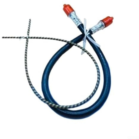 Yuanpgky Noyau d'arbre flexible de 89 cm avec extrémités de 29 mm pour sac à dos, débroussailleuses, débroussailleuses, débroussailleuses, construction en caoutchouc métallique, pièce de rechange noir