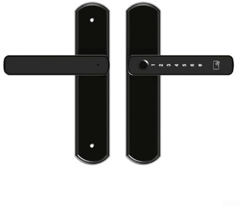 Cerradura inteligente de puerta con huella dactilar, entrada sin llave para teclado inalámbrico TUYA, acceso a tarjeta con múltiples métodos, incluyendo huellas dactilares, contraseña, tarjeta y