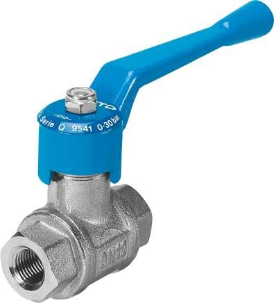 QH-3/8 (9542) Kugelhahn Ventilfunktion:2/2 bistabil Pneumatischer Anschluss 1:G3/8 Nennweite:10,0mm