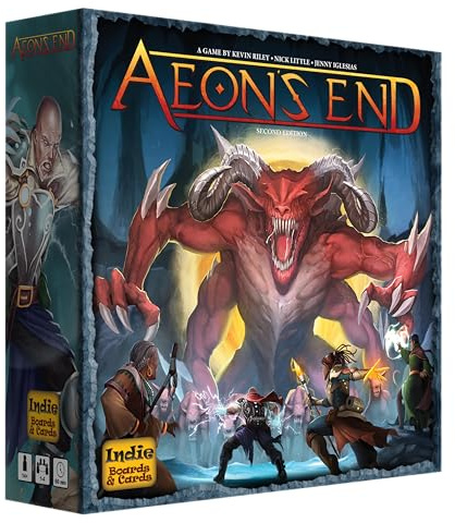 Aeon's End 2e - Kooperatives Kartenspiel zum Aufbau von Decks für Spieleabend, 1-4 Spieler, Teenager, 14+ und Erwachsene - Science Fiction & Fantasy Strategie Brettspiel - 60 Minuten Spielzeit -