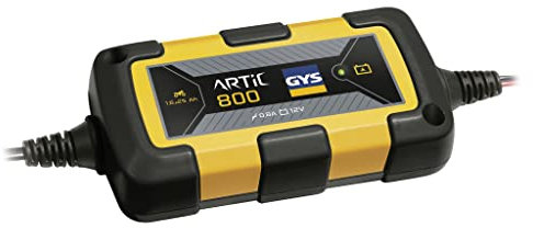 GYS - Artic 800 Caricabatterie Automatico - 0,8A, 12V - Moto, Jet-Sci, Go-Kart e tosatrici - Mantenimento - 029569