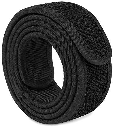 KRYDEX Innengürtel Taktischer Gürtel Zubehör für Einsatzgürtel 1,5 Hakenfutter Gürtel Schwarz (XXL)