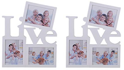 F-HOME Bilderrahmen, Fotorahmen Wandkombination Siamesische Kreative Europäische Stil Kombination Fotowand Siamesische Wanddekoration (5x7in/13x18cm)