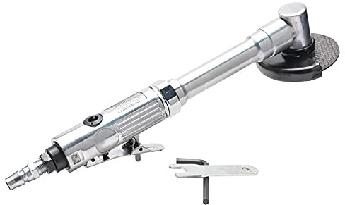 Meule Pneumatique de 75mm D'air de Découpeuse de 3 Pouces, Meuleuse D'angle de Coupe En Métal Avec La Poignée Extra Longue 20000rpm BD-7112