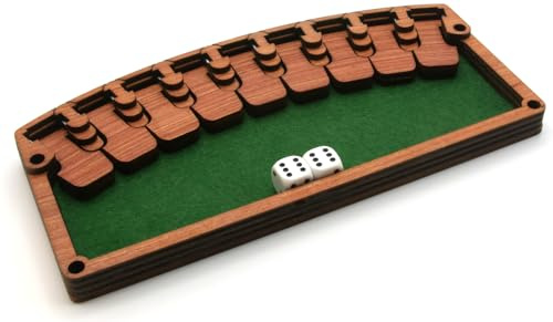 Brimtoy Shut the box traditionell trätärärning spel/pubspel