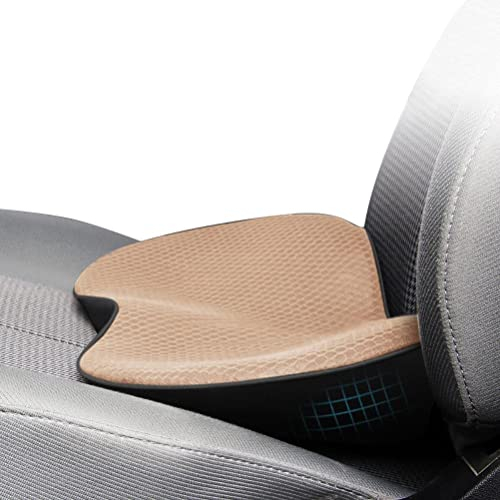 spier Autositzkissen, Steißbein Sitzkissen Autositz Sitzkeilkissen,Sitzkissen Auto, Steißbeinkissen Sitzkissen Kissen, atmungsaktives Kissen Kurze Menschen Fahren, Ergonomische