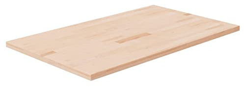 Tidyard Waschtischplatte Waschtisch Waschtischkonsole Platte Holzplatte Esstischplatte Couchtischplatte Schreibtischplatte Ersatztischplatte Massivholzplatte 60x40x2,5 cm Massivholz Unbehandelt