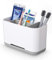 FAOKZE Porte Brosse à Dents et Tubes de Dentifrice, Électrique et Amovible, Multi-Fonctions Stand Dentifrice (Blanc)