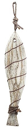 ULDIGI Holzfisch Wandbehang Stil Hängende Holz Fische Ornament Für Home Shop Weiß Innenbereich Wand- Holz Fisch Anhänger