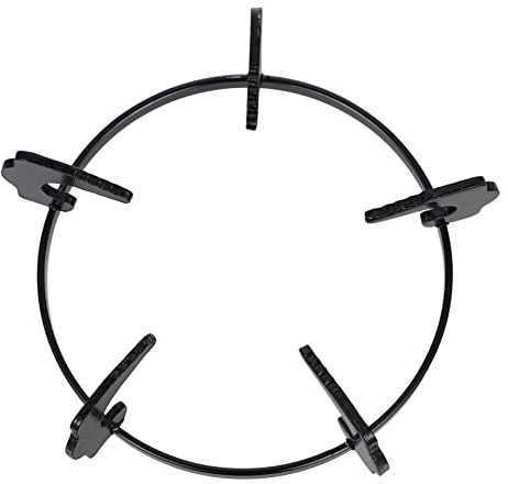 HOLIDYOYO Soporte para Quemadores de Gas Rejilla Redonda Gruesa, Hierro Fundido, para Uso en Cocinas Interiores y Portátiles