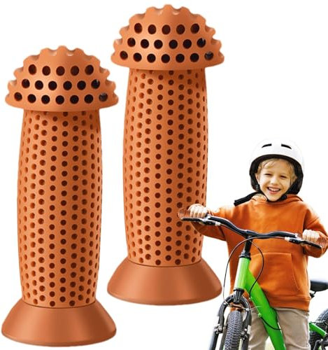 Scooter-handtag, barncykelhandtag – 2 x halkfria cykelhandtag i gummi | Scooter-greppstyre för barncyklar, skotrar, hjul