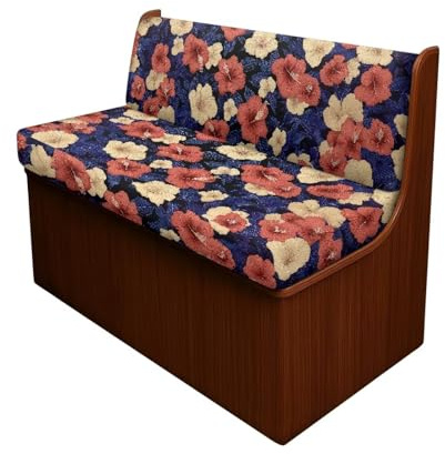 Qpednta RV Dinette Cushion Covers for RV Camper Stretchable Hawaiian Hibiscus Camper Seat Cover Sofa Seat Cover Furniture Protector with Car Bench 1 Backrest Cover & 1 Bench Cover
