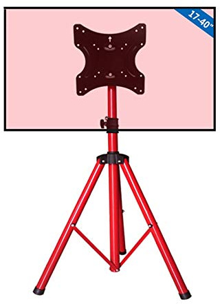Support de Sol pour téléviseur One for All Support TV Universel avec trépied – Taille d'écran 32-55 - Téléviseurs LCD/LED/Plasma – Pivotant à 360° réglable en Hauteur – VESA