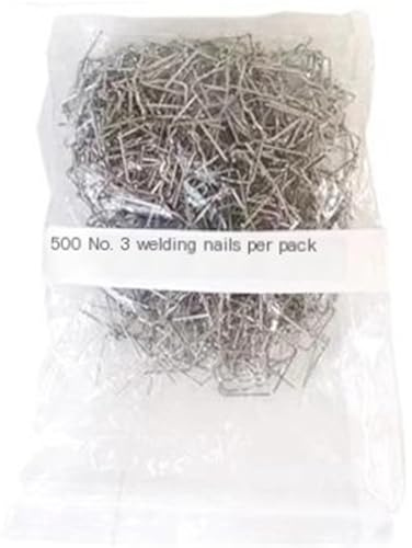 2-in-1 Saldatrice Plastica Riparazione di crepe nel foro del paraurti in plastica per auto, macchina per saldatura in, chiodi a filo per, parti in(3-gauge nail)