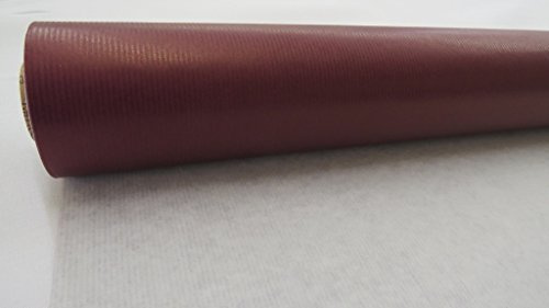 Presentpapper Omslagspapper Vinröd 40 m Rulle 80 cm Bred