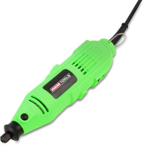 OEMTOOLS 24664 Rotary Tool with 35 Piece Accessory Kit, Green and Black Rotary Tool Kit, Multi Tool and Sanding Machine Kit, Corded Rotary Tool