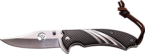 Elk Ridge ER-A540-serien, fickkniv kol guldhandtag, 8,89 cm utomhuskniv rostfritt blad för fiske/camping, kompakt 998 gr fällkniv