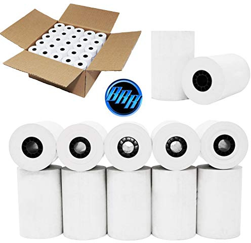BuyRegisterRolls - 50 First Data 3 1/8 X 120 ft Thermal Credit Card Paper Rolls sm-t300i fd100 BPA FREE
