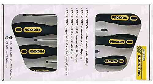 Proxxon Schraubendrehersatz Flex Dot 6-TE. SCHL.+POZIDRIV 22606 0649964347600