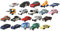 Matchbox FGM48-20er-Pack mit Poster, 1:64 Die-Cast Fahrzeuge Geschenkset, je 20 Spielzeugautos, zufällige Auswahl, für Sammler und Kinder ab 3 Jahren