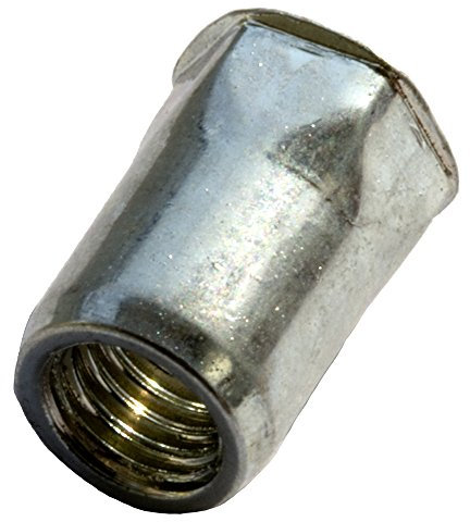 M8 0.5-3.0 mm 250 Stück Blindnietmuttern Kleiner Mini Senkkopf Offen Edelstahl A2