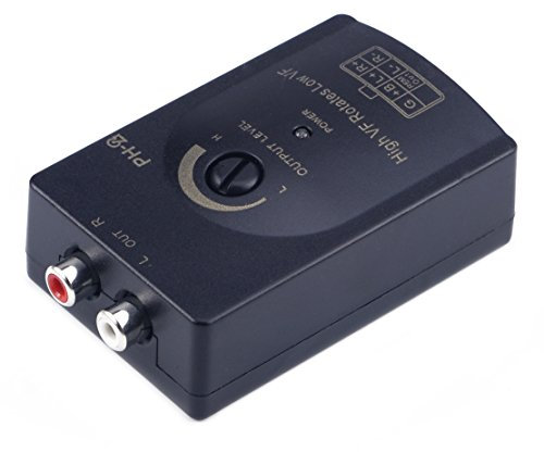 beler Professional 0-2V Car Audio RCA Speaker High To Low Level Summing Line Output Converter & Wiring Adapter