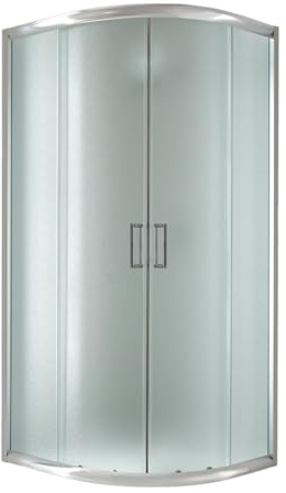 Idralite Box Mampara de Ducha Semicircular 90x90 H198 Impreso C 6mm Mod. Alabama