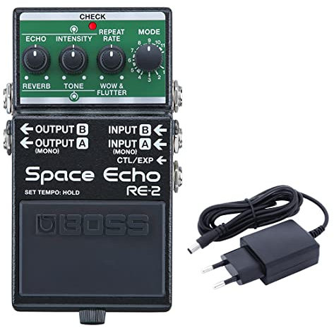 Boss RE-2 Space Echo Effektpedal + keepdrum Netzteil