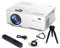 WTONISY Mini proiettore, stabile come proiettore WLAN, 1080P LED proiettore home cinema, HDMI USB TF piccolo proiettore