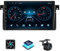 Autoradio Android 4 + 64 Go pour BMW Série 3 E46 1999-2005 avec Carplay sans fil Android Auto 9 pouces Navigation GPS pour voiture BMW E46 Radio Bluetooth WiFi DSP SWC