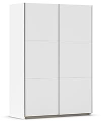 Rauch Möbel Sejo, Kleiderschrank für Schlafzimmer, Kinderzimmer, Wohnzimmer, Flur, 2-türig, Farbe Weiß, Breite 131cm