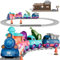 Juego de Tren Eléctrico para Niños Pequeños, Juguetes de Tren Magnético con Luz y Música, Juego de Pista de Ferrocarril 3-5 Regalos de Cumpleaños para Niños de 3 4 5 Años Niñas