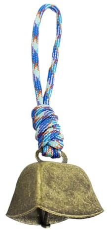 Kuhglocken, Geräuschmacher, robustes Metallglockenband, 4,2 x 3,2 x 3 cm, extra lauter Klingelalarm, Bauernhof-Ranches, Glocke, Vieh für , Camping, Veranstaltungen im Freien