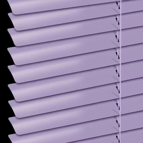 Alu-Jalousie, Aluminium-Jalousien Wand-und Deckenmontage, Rollo, Fenster Jalousette Innen 40cm 50cm 60cm 70cm 85cm 90cm 120cm 130cm 140cm 160cm(Purple)