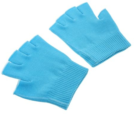Hohopeti Wiederverwendbare Gelhandschuhe aus Strick mit Touchscreen Funktion Feuchtigkeitsspendende Handschuhe zum Eincremen für Reise und Büro