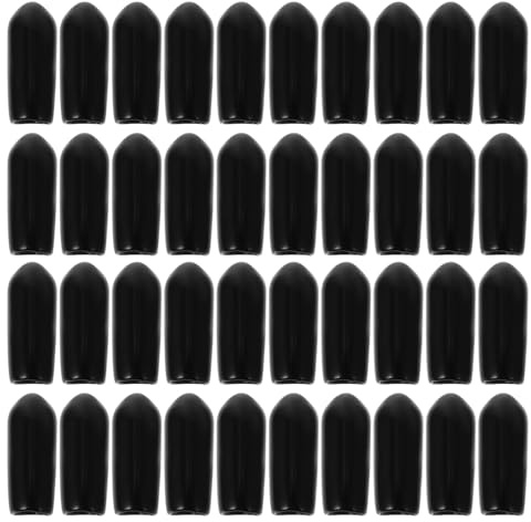 PLAFOPE Embouts en Caoutchouc pour Serrage-têtes 100 Pièces, Taille 4,5 Grand Modèle 3 Mm, Manchons Antidérapants pour Bandeaux Fins, Accessoires Coiffure Fille, Protection et Confort DIY